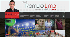 Desktop Screenshot of blogromulolima.com