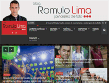 Tablet Screenshot of blogromulolima.com